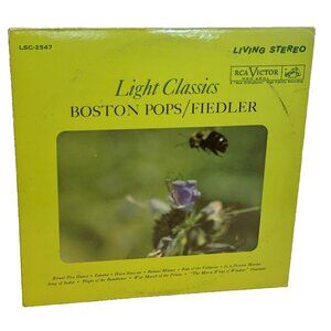 Boston Pops  Fiedler Light Classics (Vinyl, 1965) RCA Victor Red Seal LSC 2547